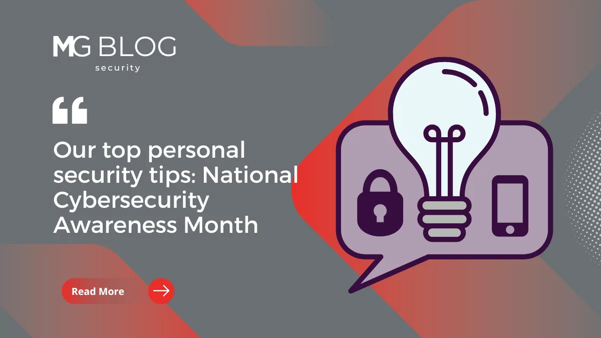 National Cybersecurity Awareness Month: Merritt Group’s top personal security tips