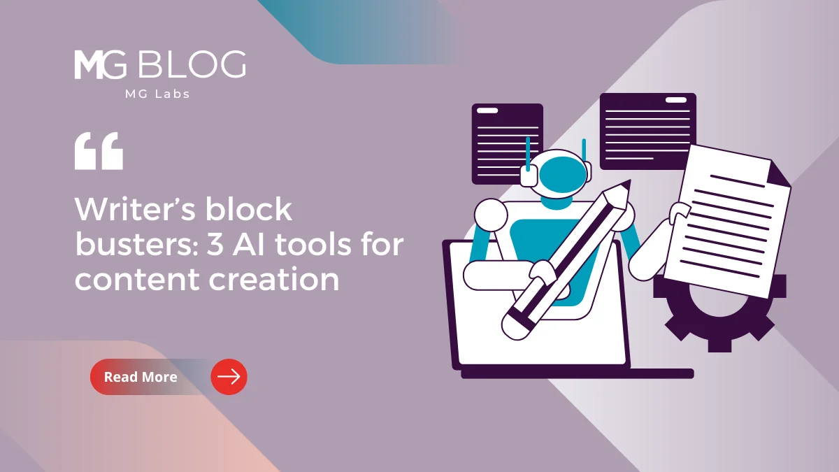 Writer’s block busters: 3 AI tools for content creation